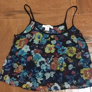 Floral tank top